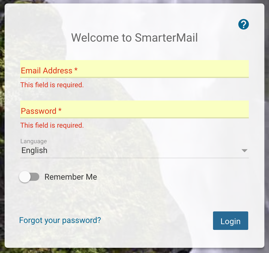 How to Login - SmarterMail Help