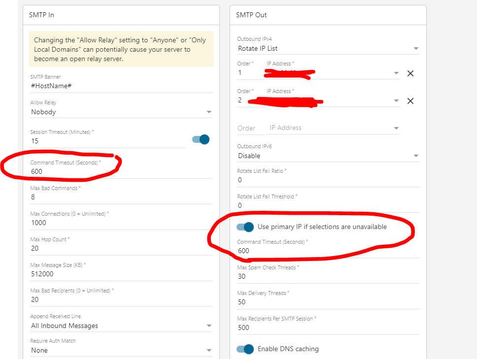 Mail not being delivered to end user SmarterTools